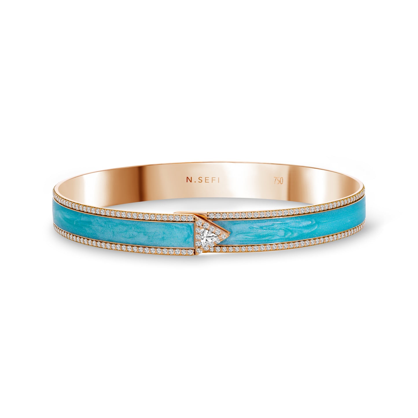 Iris Painted Bracelet Turquoise