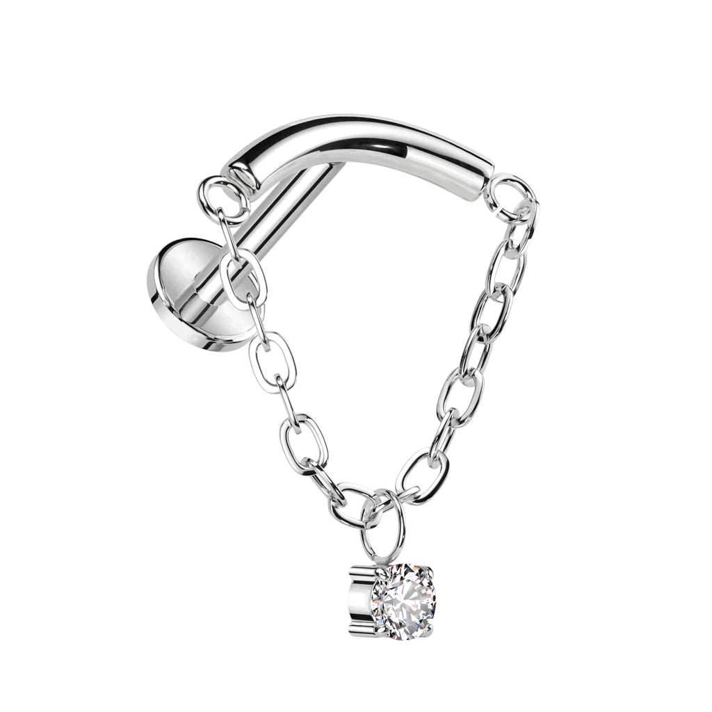 Chained Linked Curved Barbel