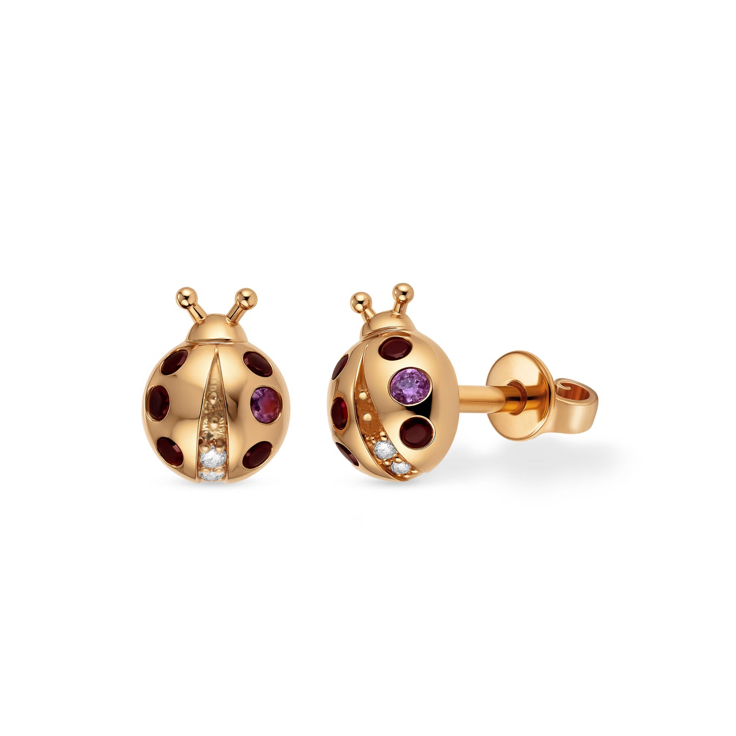 Coccinelle Studs Rose Gold Mix