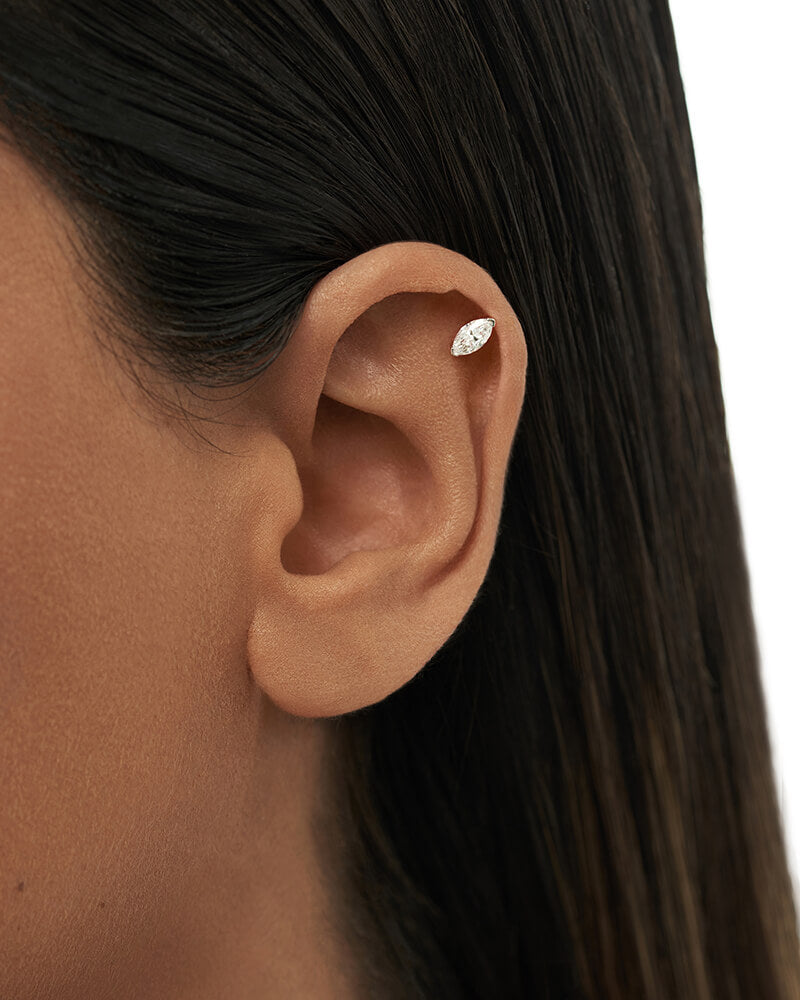 6×3 Marquise Stud