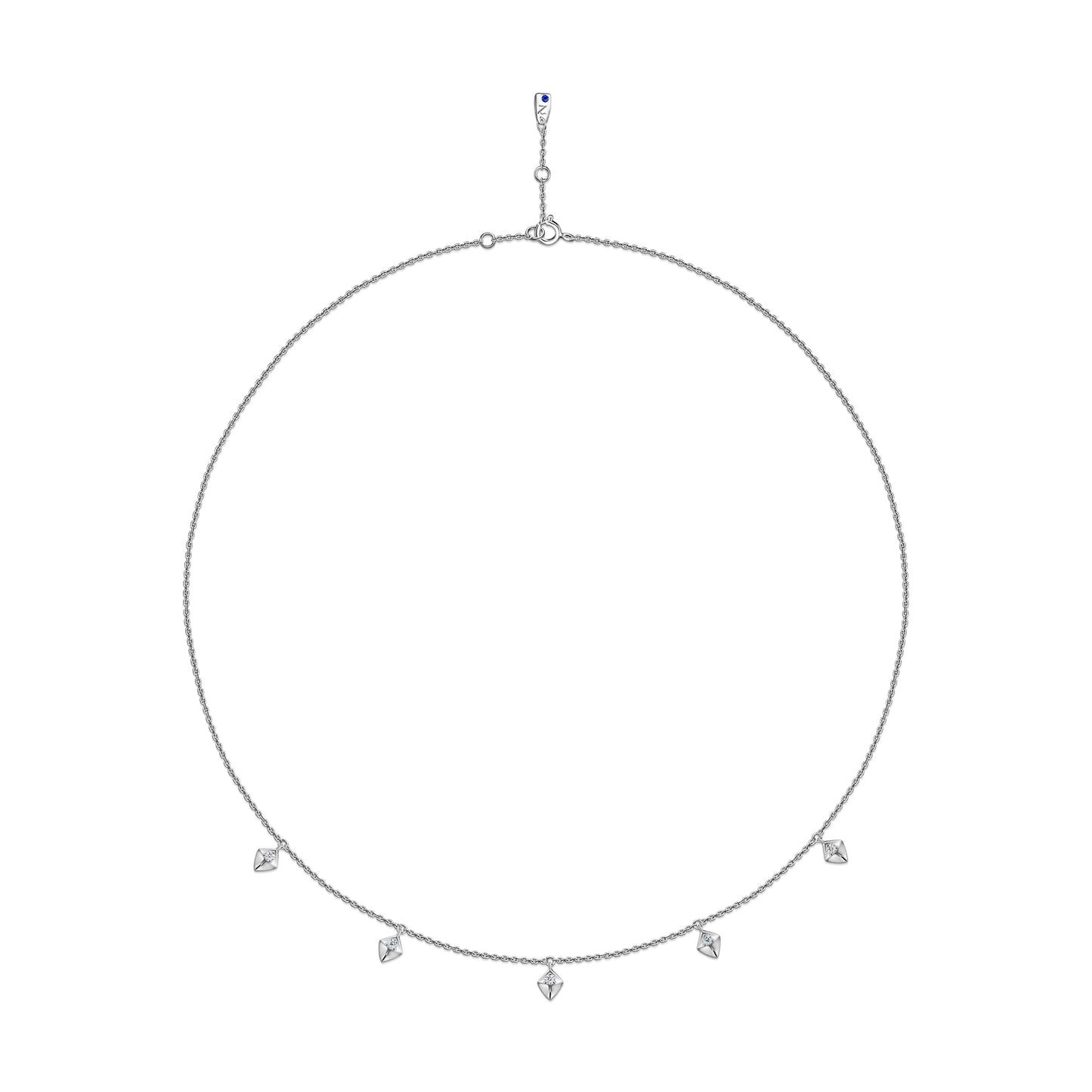 Kites Choker White Gold
