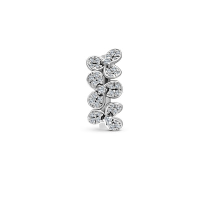 Pave Flower Ring
