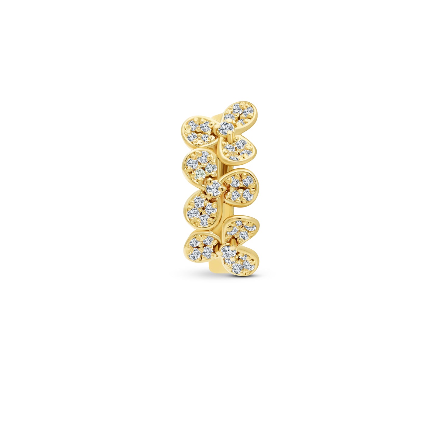 Pave Flower Ring