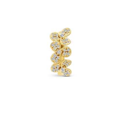 Pave Flower Ring