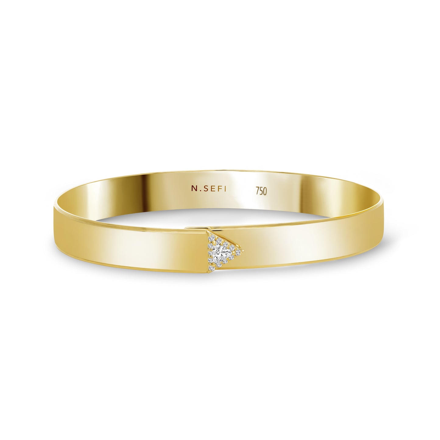 Iris Plain Bracelet Yellow Gold