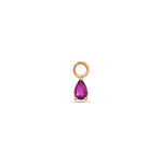 3×2 Pear Rhodonite Charm