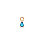 3×2 Pear Aquamarine Charm