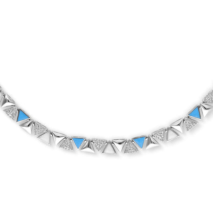 Iris Necklace White Gold