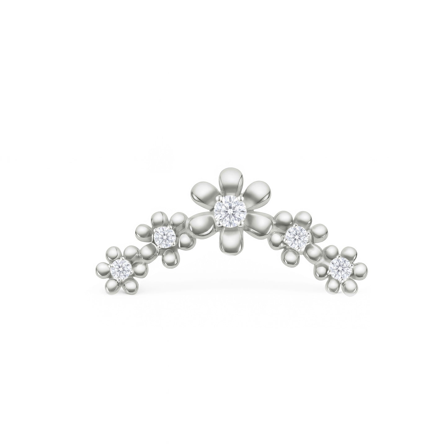 5 Daisy Flower Stud