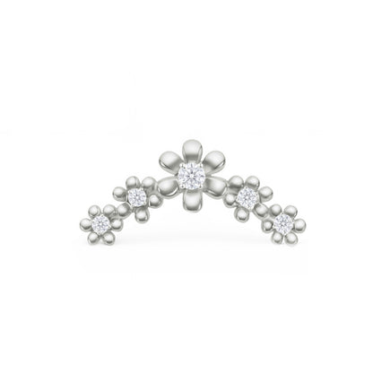 5 Daisy Flower Stud