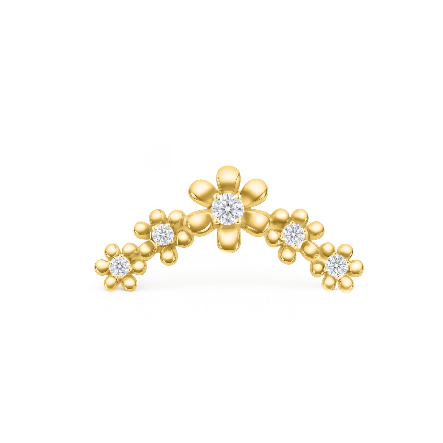 5 Daisy Flower Stud
