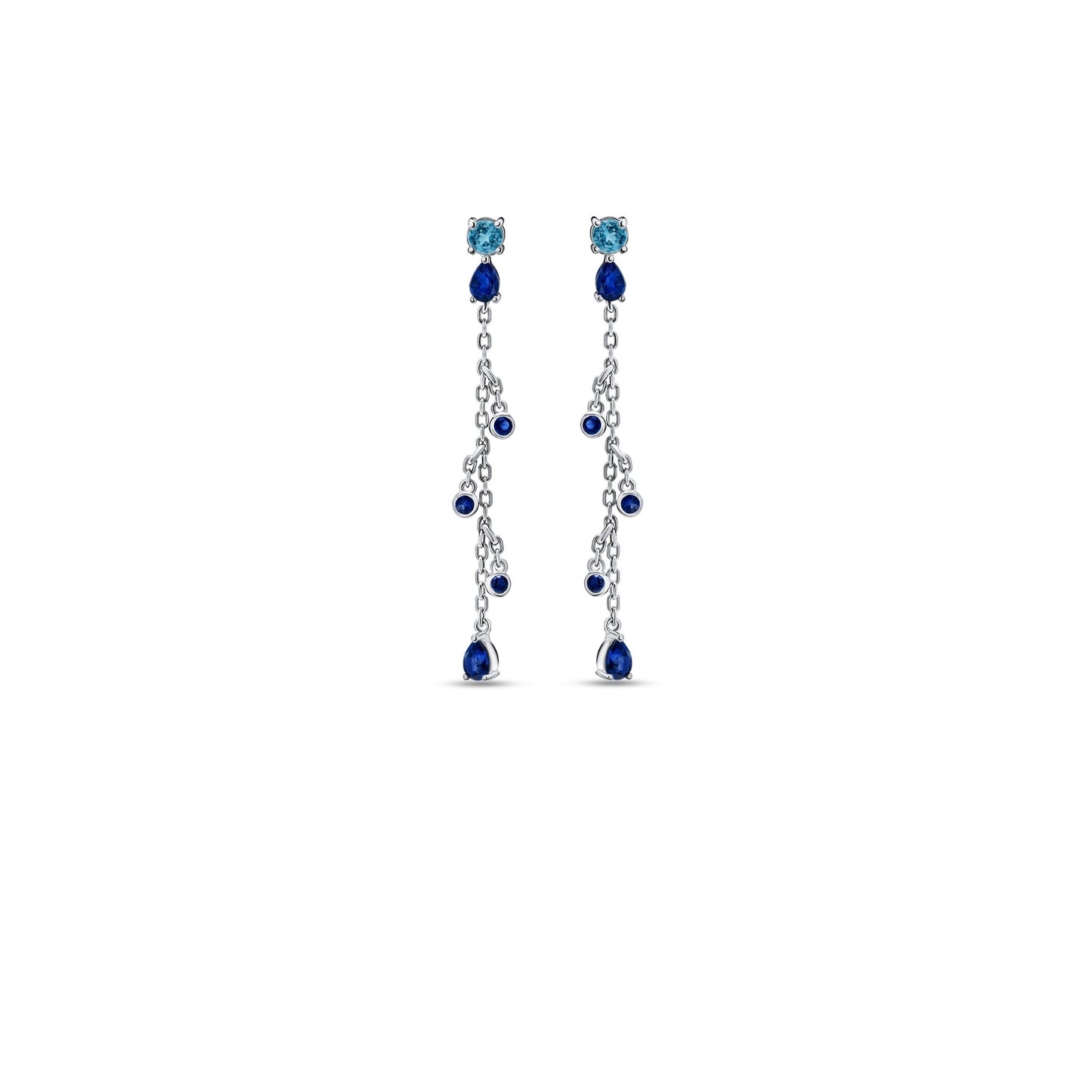 Drops Earrings White Gold
