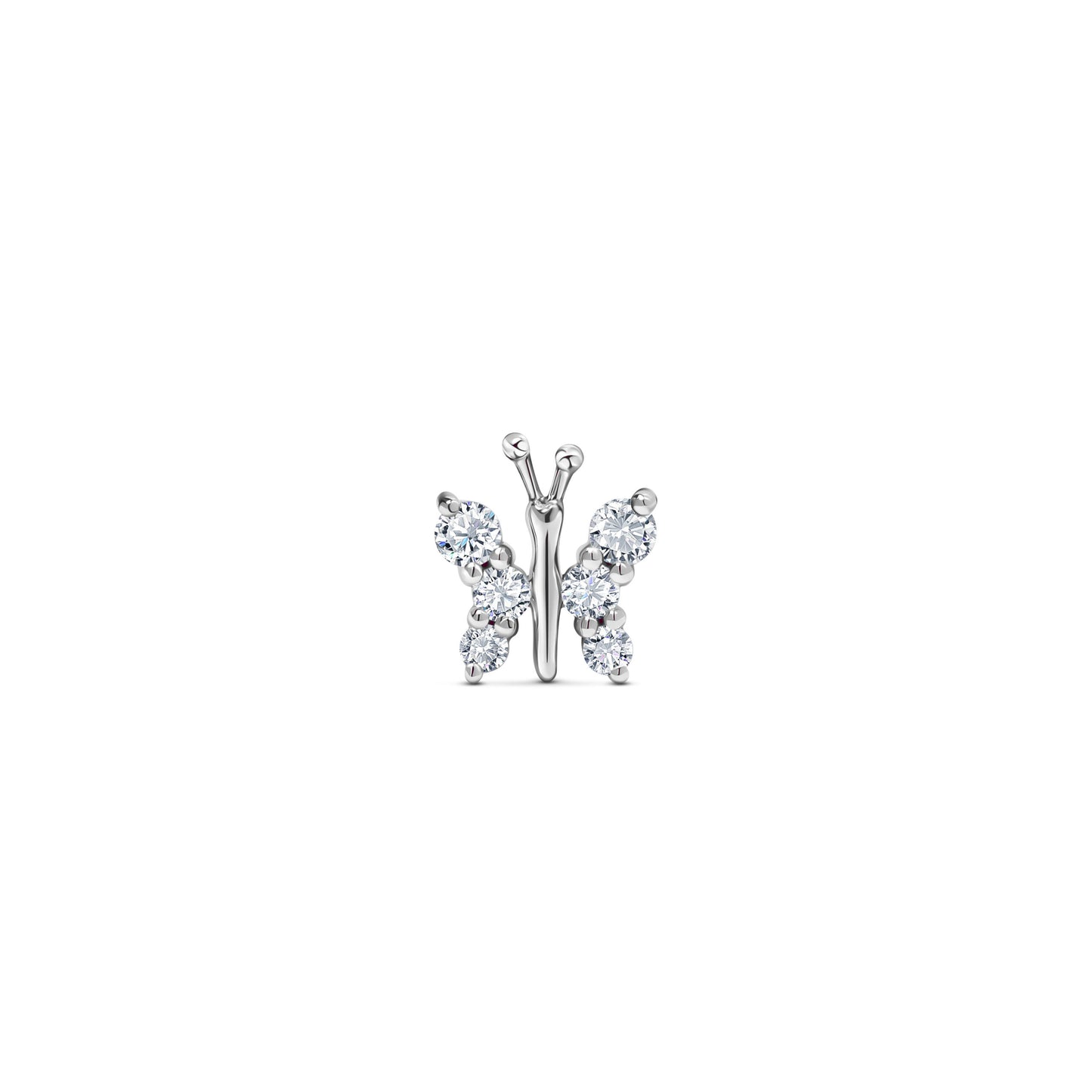 Large Butterfly Stud