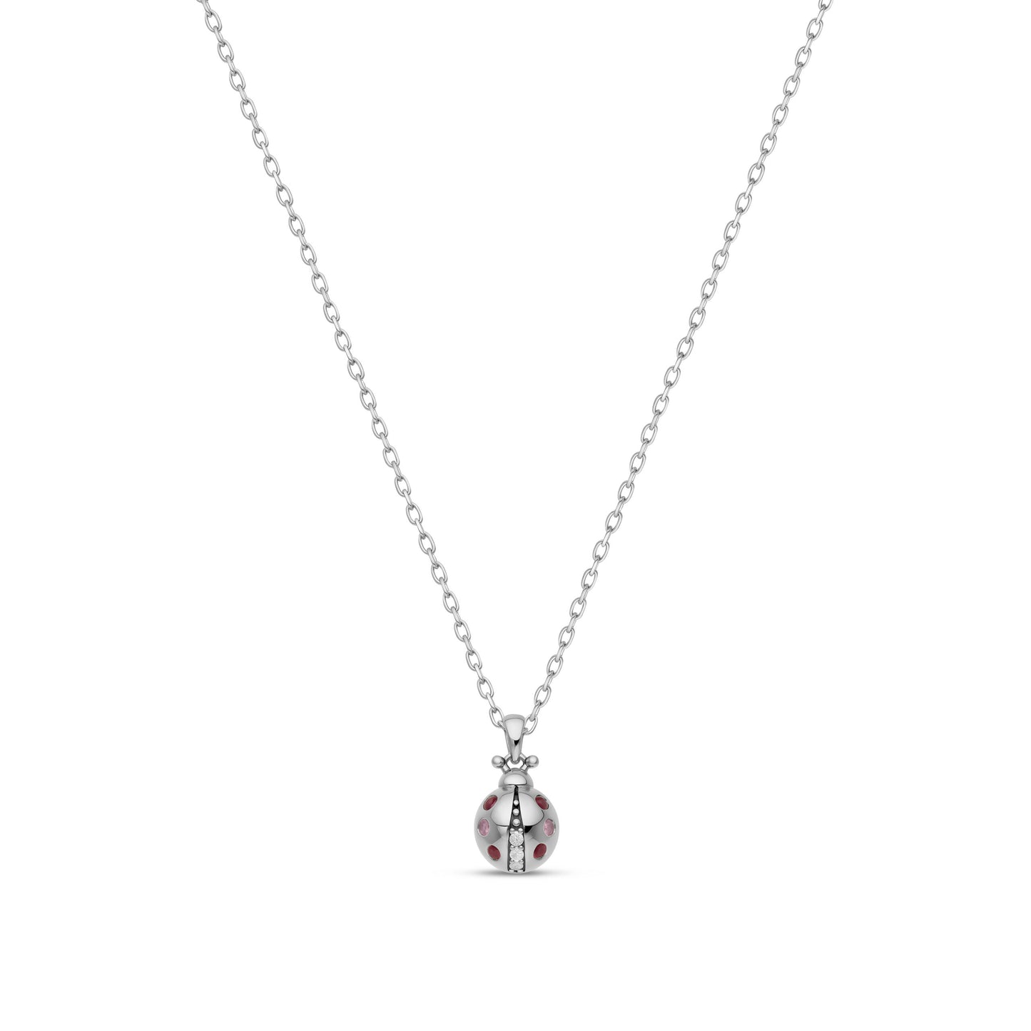 Coccinelle Necklace White Gold Mix