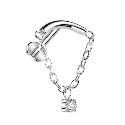 Chained Linked Curved Barbel