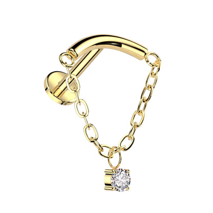Chained Linked Curved Barbel