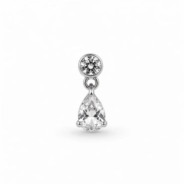 Dangling Big Pear Stud