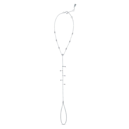 Drops Handchain White Gold
