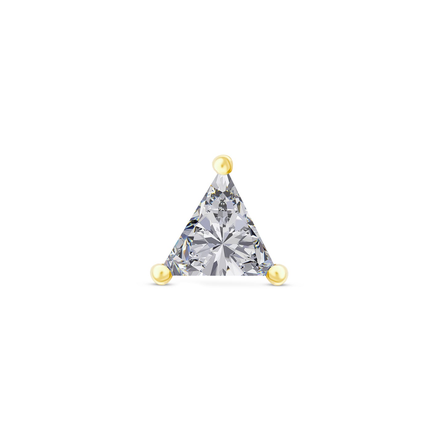 3x3mm Triangle Stud