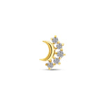 Moonshine Stud Yellow Gold