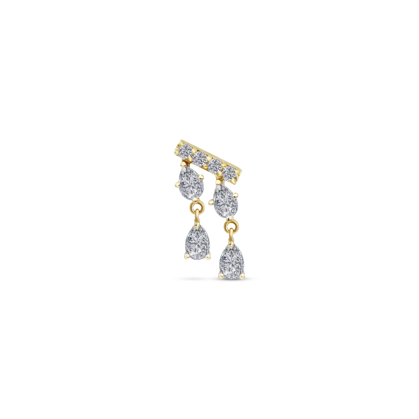 Dangling Pears Stud