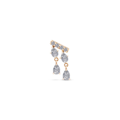 Dangling Pears Stud