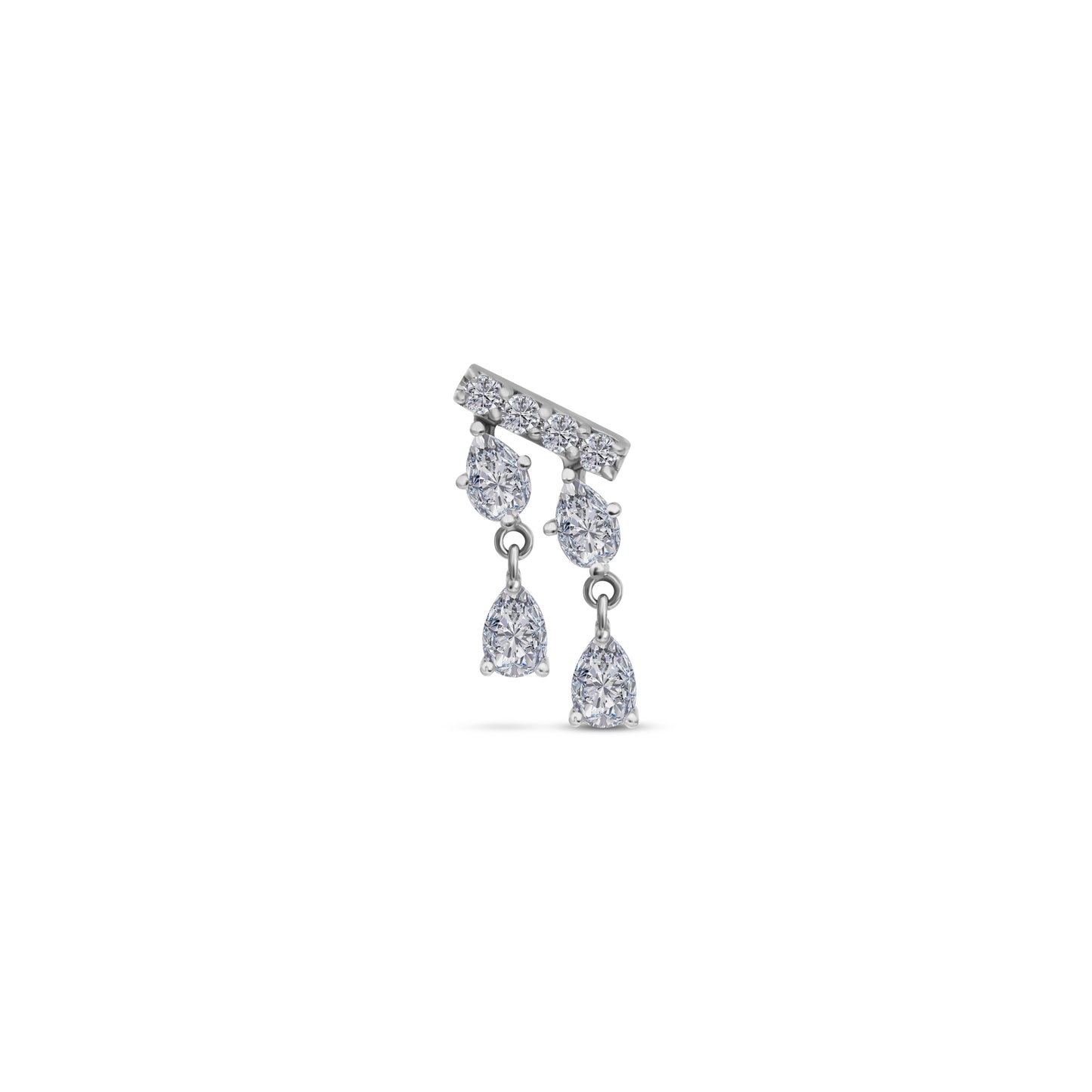 Dangling Pears Stud
