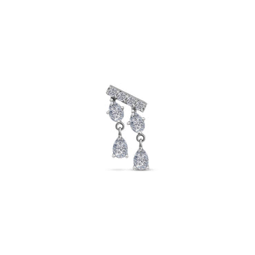 Dangling Pears Stud