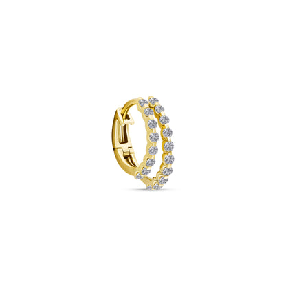 Duo Hoops Yellow Gold