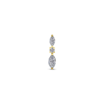 Triad Marquise Stud