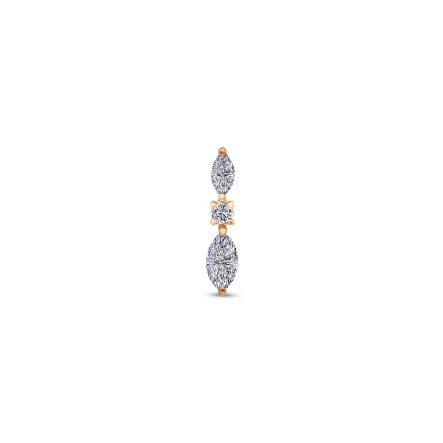 Triad Marquise Stud