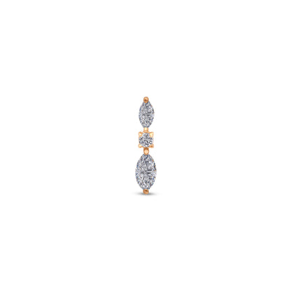 Triad Marquise Stud