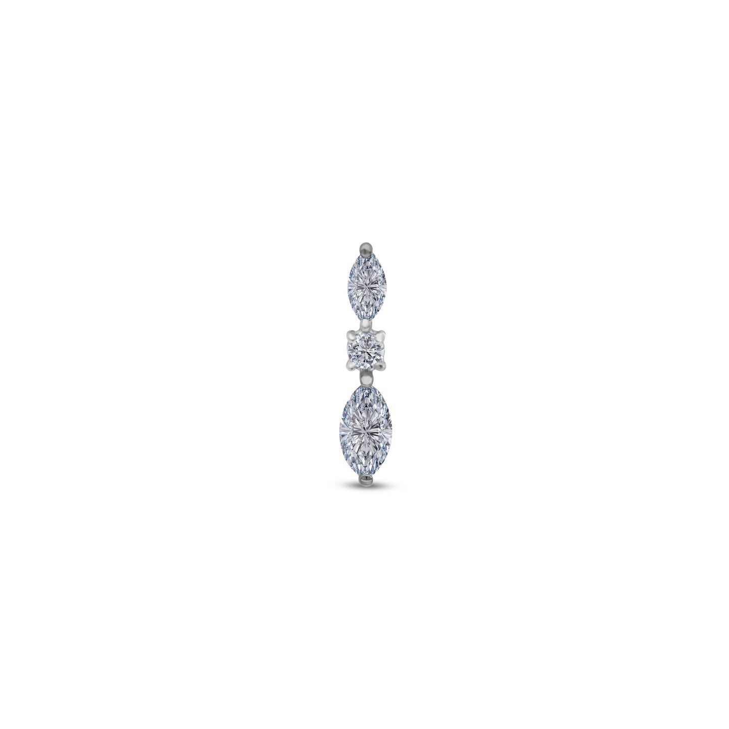Triad Marquise Stud
