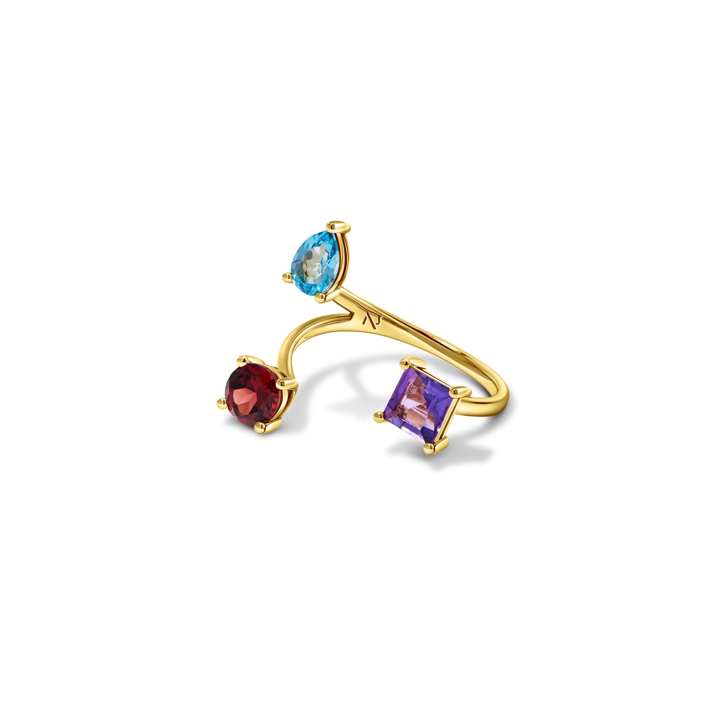 Floating Ring Yellow Gold