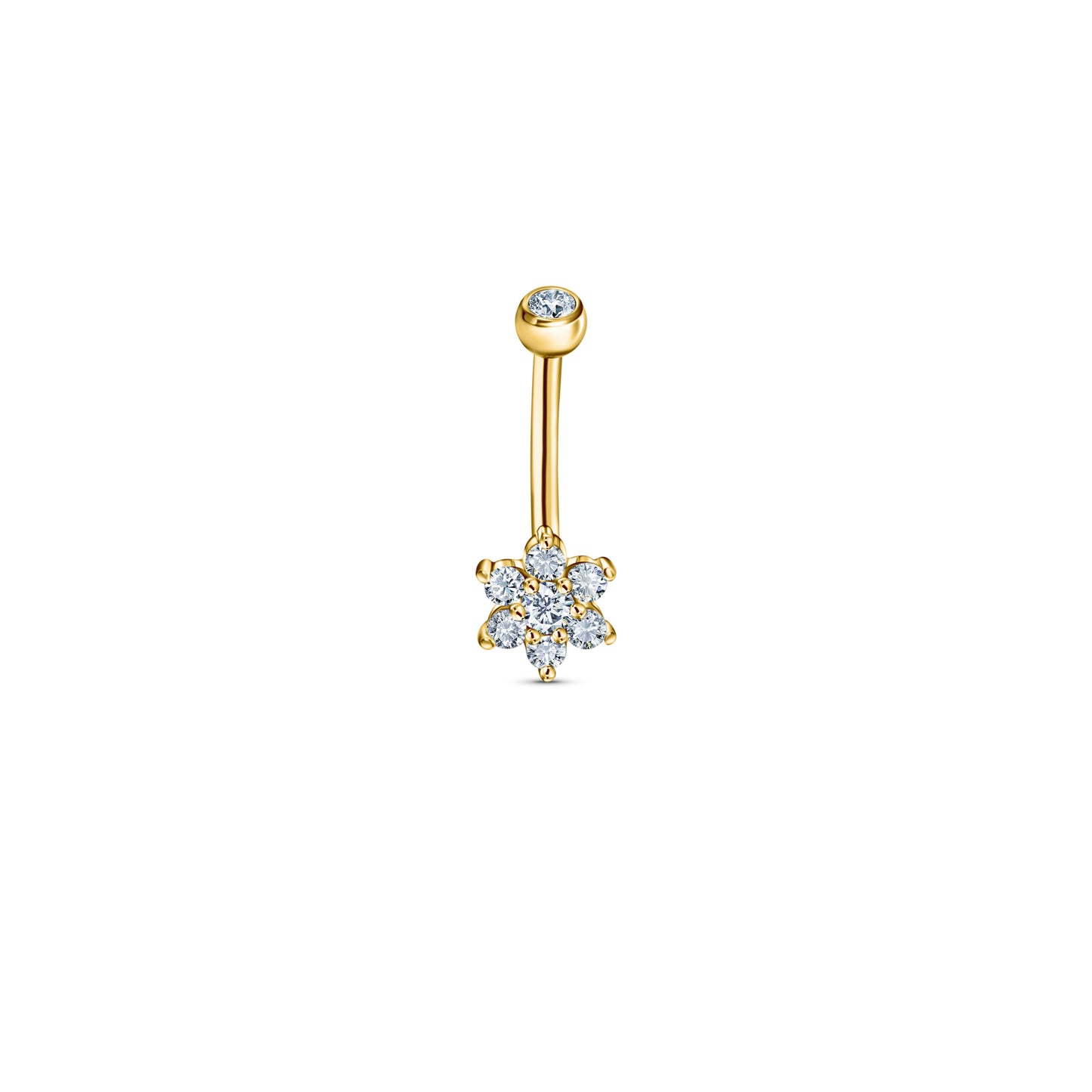 Flower Belly Ring