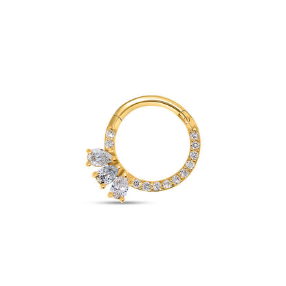 Trio Pear Ring