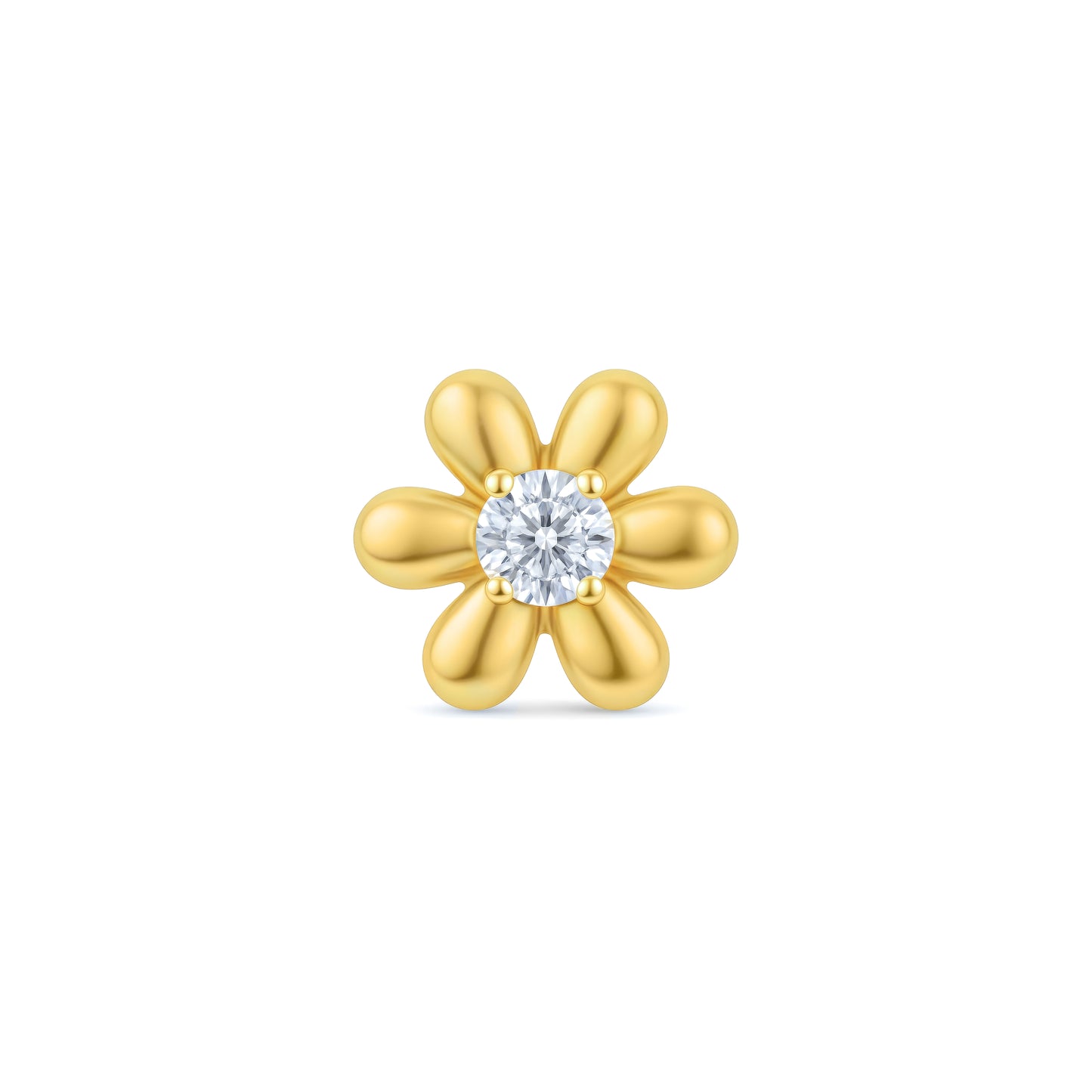 L Daisy Flower Stud