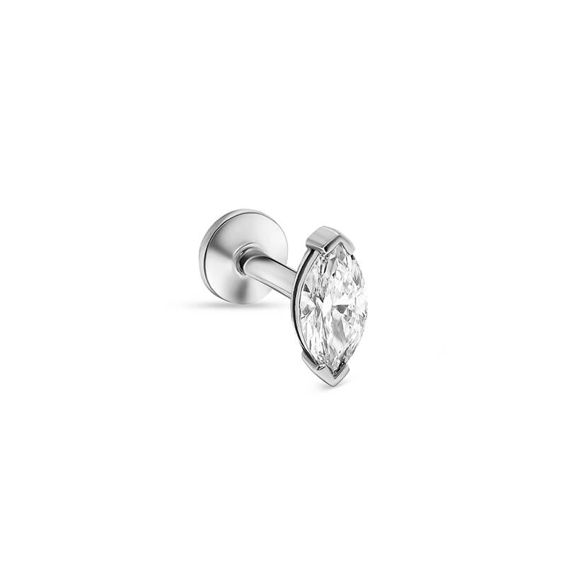 6×3 Marquise Stud