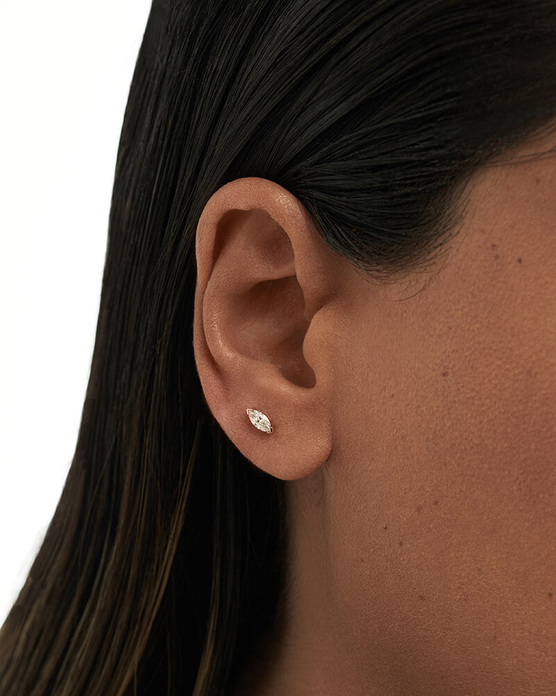 6×3 Marquise Stud