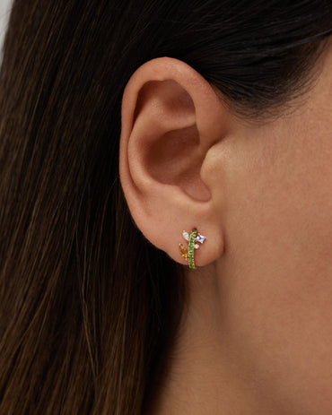 Festival Ring Precious Stones Yellow Gold