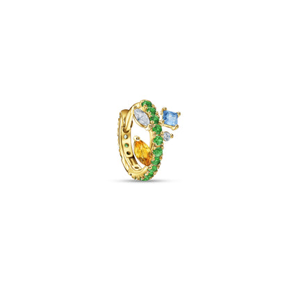 Festival Ring Precious Stones Yellow Gold
