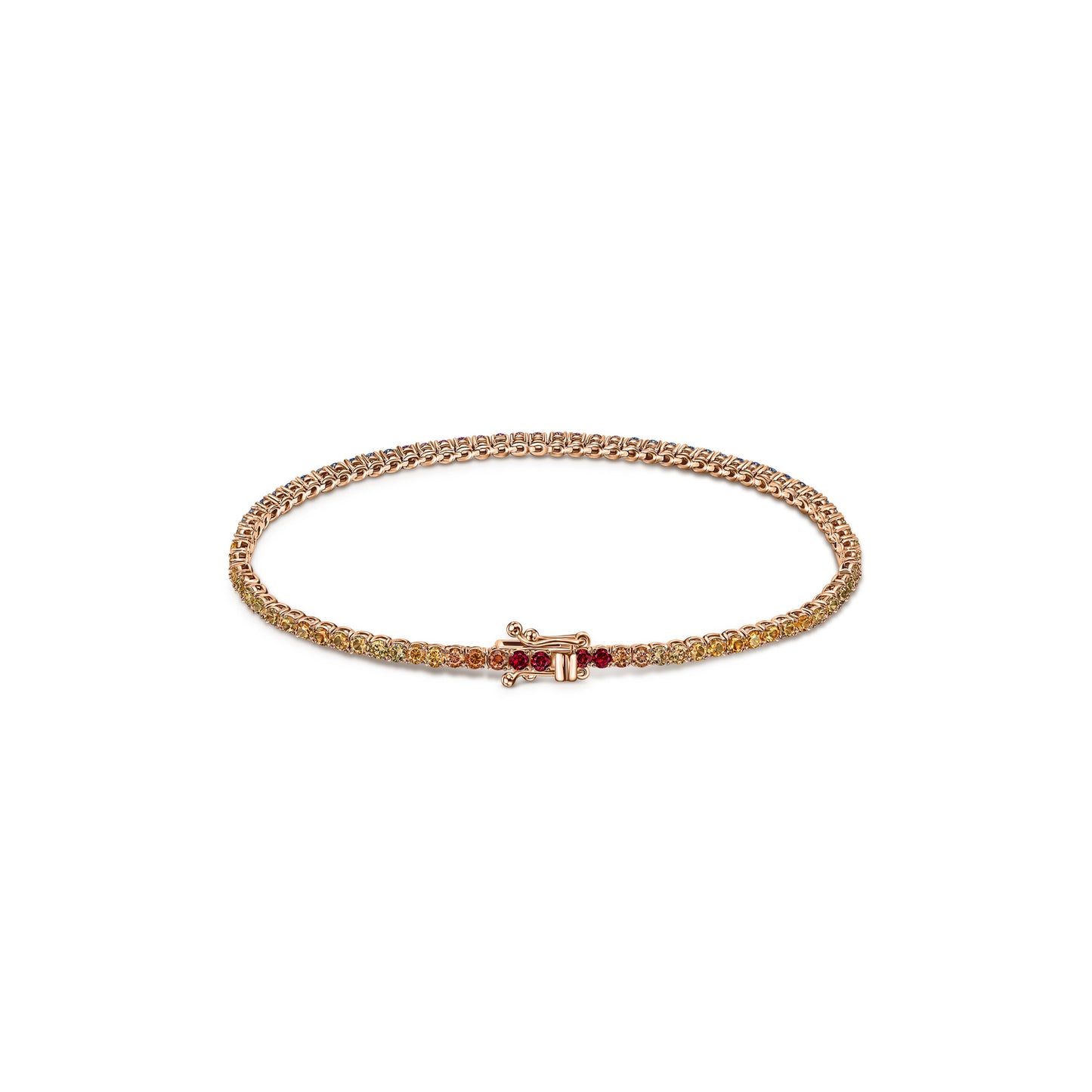 Rainbow Tennis Bracelet