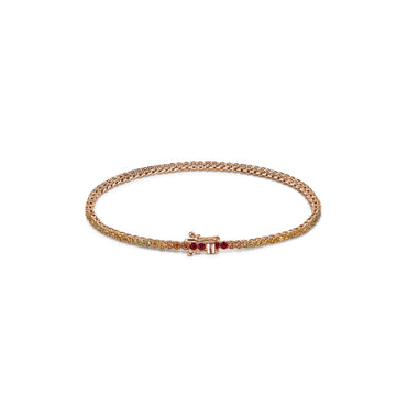 Rainbow Tennis Bracelet