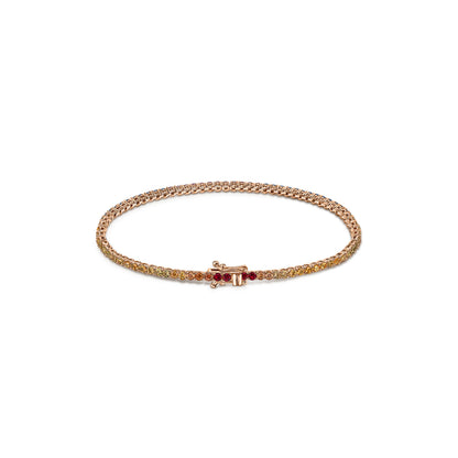Rainbow Tennis Bracelet