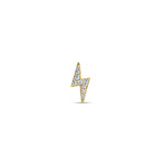 Lightning Stud Yellow Gold