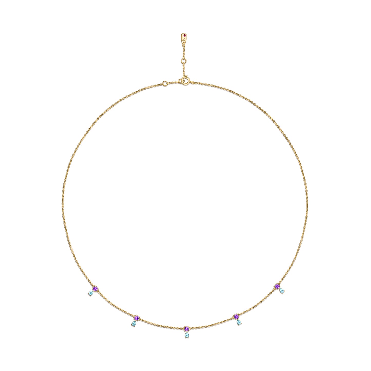 The Drops Choker Yellow Gold