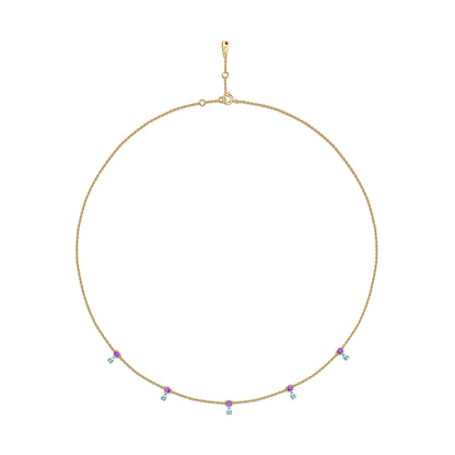 The Drops Choker Yellow Gold
