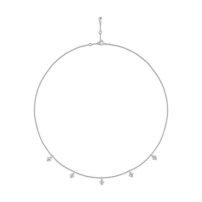 Kites Choker White Gold