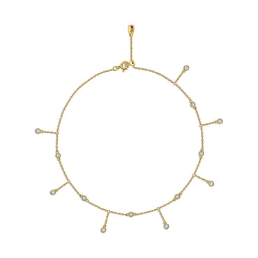Drops Anklet Yellow Gold