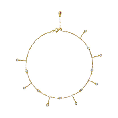 Drops Anklet Yellow Gold